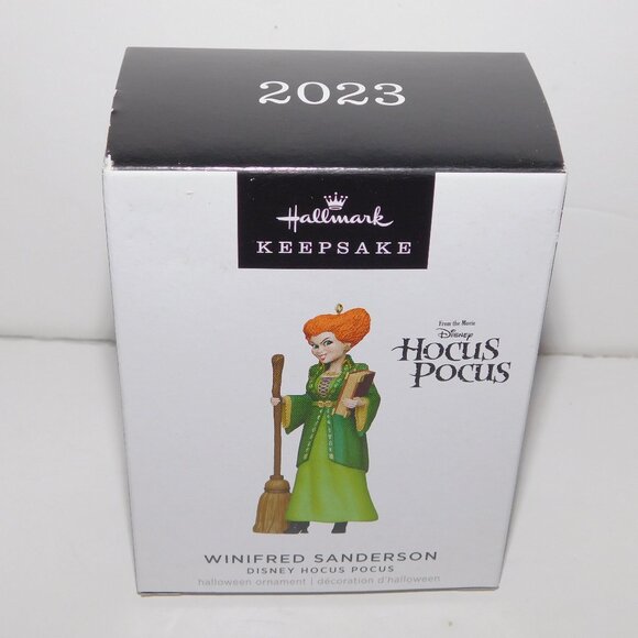 2023 Hallmark Hocus Pocus Winifred Sanderson Halloween Christmas Ornament NEW - Picture 3 of 7